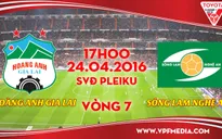 Lịch thi đấu vòng 7 V.League: Cuộc chiến sức trẻ HAGL – SLNA
