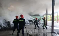 Cháy lớn tại nhà máy xử lý rác thải ở Thanh Hóa