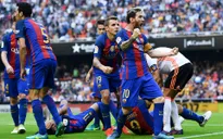 Vòng 9 La Liga: Valencia 2 - 3 Barcelona: Cuộc rượt đuổi nghẹt thở