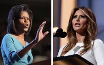 Sự giống nhau trong phát biểu của bà Melania Trump và đệ nhất phu nhân Mỹ Michelle Obama