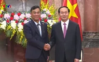 Chủ tịch nước Trần Đại Quang tiếp Bộ trưởng Bộ Nội vụ Myanmar
