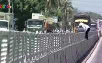 Dịch chuyển 47 vị trí mở dải phân cách giữa trên tuyến QL1A