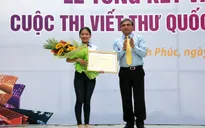Nữ sinh Việt Nam đạt giải nhất viết thư Quốc tế UPU