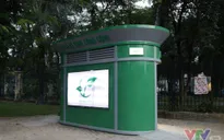Cận cảnh nhà vệ sinh công cộng xanh, sạch, tiết kiệm ở Hà Nội