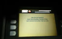 Nhiều cây ATM ở Hà Nội "nghỉ Tết sớm"