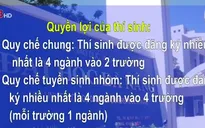 Tuyển sinh theo nhóm: Nhiều điểm mới thí sinh cần lưu ý
