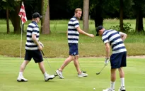 Bộ ba "sát thủ" tuyển Anh thân mật đánh golf trước vòng 1/8 EURO 2016