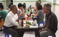 Hình ảnh Tổng thống Mỹ Obama ăn bún chả sẽ tràn ngập trên CNN