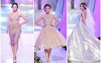 Diện váy cưới lộng lẫy, thí sinh The Face như bước ra từ cổ tích