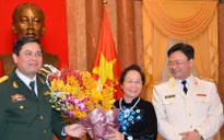 Phó Chủ tịch nước gặp mặt đại diện thanh niên tiêu biểu Quân đội và Công an