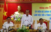 Phó Thủ tướng Trương Hòa Bình làm việc với 4 tỉnh miền Trung