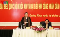 Phó Chủ tịch Quốc hội Tòng Thị Phóng kiểm tra công tác bầu cử ĐBQH ở Quảng Ninh