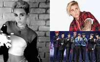 Miley Cyrus "tai bay vạ gió" vì cuộc chiến của fan EXO và fan Justin Bieber
