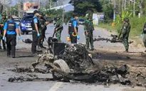 Phiến quân Thái Lan đánh bom, xả súng làm 5 cảnh sát thương vong