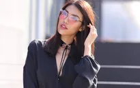 Lan Khuê dạo phố với phong cách cá tính