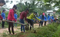Mùa Hè xanh giàu ý nghĩa của SV tình nguyện ĐH Nông Lâm Thái Nguyên
