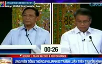 Ứng cử viên Tổng thống Philippines tranh luận trên truyền hình