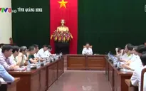Thực hiện xét nghiệm nước biển tại Quảng Bình