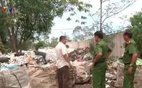 Quảng Nam: Xử lý cơ sở ép nhựa phế liệu chôn chất thải trái phép