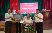 Thanh tra 6 bộ ngành tặng quà thương binh nặng tại Bắc Ninh