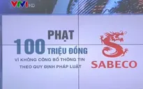 Sabeco bị phạt 100 triệu đồng vì không công bố thông tin