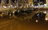 Chưa trục vớt được sà lan bị chìm trên sông Maspéro ở Sóc Trăng