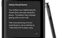 Samsung cập nhật phần mềm cảnh báo người dùng Galaxy Note7