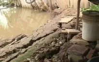 Nhiều nhà dân bị sạt lở do thi công kênh xáng Bạc Liêu - Cà Mau