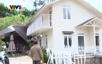 Sạt lở taluy gây sập nhà ở Đà Lạt
