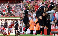 Arsenal gục ngã trước Liverpool trong trận cầu điên rồ