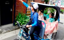 Xe đạp kéo - Dịch vụ du lịch giúp Seoul sống chậm