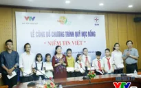 Quỹ Tấm lòng Việt ra mắt chương trình học bổng Niềm tin Việt