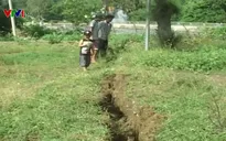 Thêm điểm sụt lún trên Quốc lộ 1 tại Phú Yên
