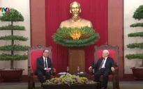 Tổng Bí thư tiếp Tổng thống Pháp