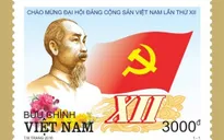 Ra mắt bộ tem chào mừng Đại hội Đảng lần thứ XII