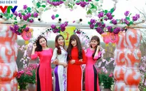 Giới trẻ Hà Thành nô nức chụp ảnh đón Tết Bính Thân