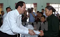 Chủ tịch nước thăm Trung tâm nuôi dưỡng người có công ở Quảng Nam