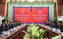 Đoàn đại biểu cấp cao Bộ Công an Việt Nam thăm Lào