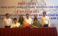 Ký kết hỗ trợ triển khai Nghị quyết 35 của Chính phủ