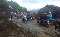 Thông xe tuyến Quốc lộ 4D sau sạt lở