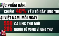 Thực phẩm bẩn là yếu tố gây ung thư hàng đầu