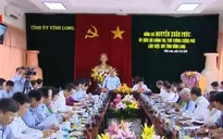Thủ tướng làm việc tại tỉnh Vĩnh Long