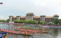 Những hình ảnh đẹp mắt tại lễ hội đua thuyền ở Trung Quốc