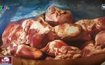 Kinh hoàng tim lợn đông lạnh siêu rẻ ở các chợ Hà Nội