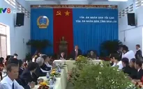 Chánh án TAND tối cao Trương Hòa Bình làm việc với TAND tỉnh Đăk Lăk