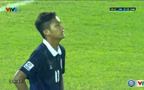 VIDEO: Pha đá phản lưới nhà khó tin của Nub Tola (ĐT Campuchia)