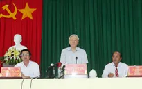Tổng Bí thư Nguyễn Phú Trọng thăm và làm việc tại Tiền Giang