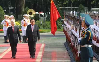 Tổng Bí thư Nguyễn Phú Trọng tiếp Tổng Bí thư, Chủ tịch nước Lào