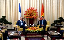 Bí thư Thành ủy Đinh La Thăng tiếp Tổng thống Pháp Francois Hollande