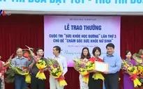 Trao giải cuộc thi "Sức khỏe học đường"